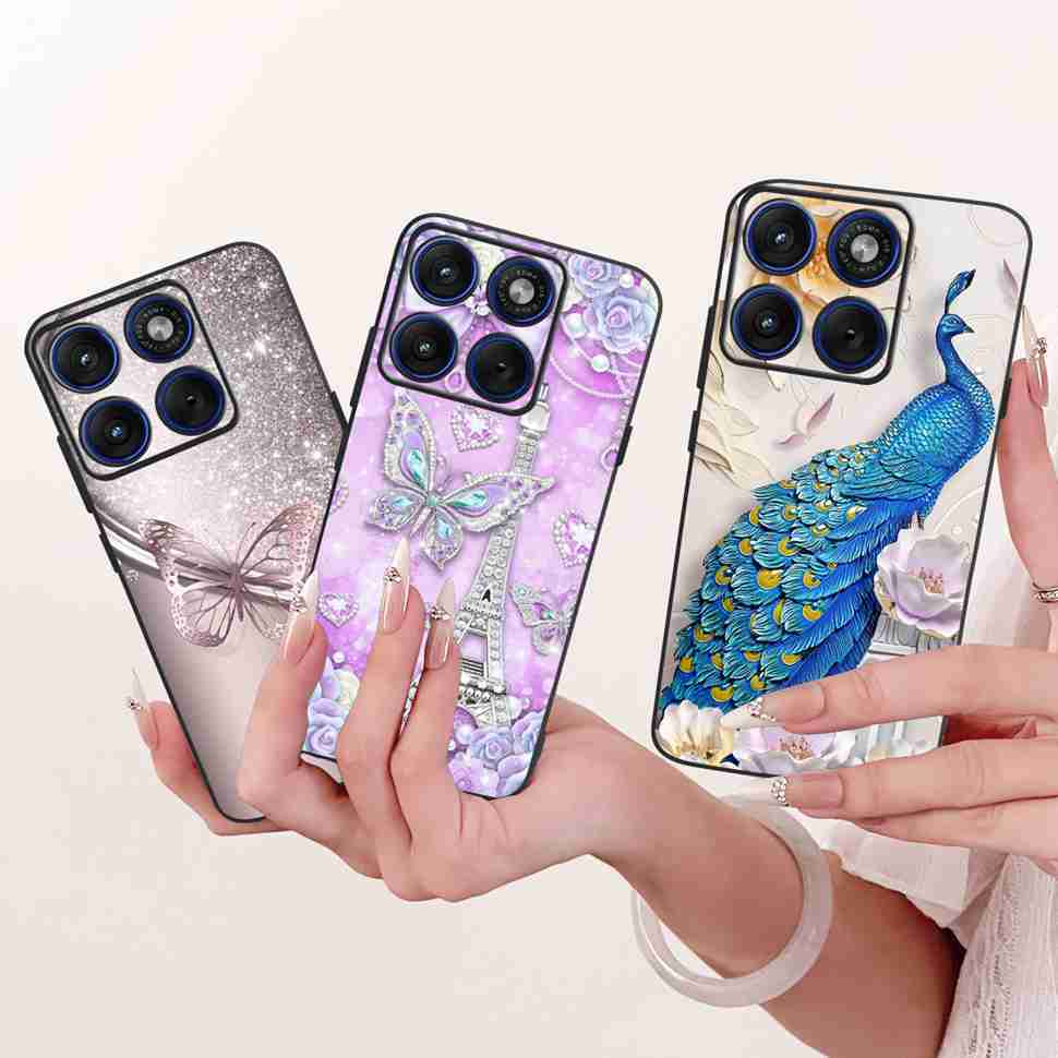 Lovely Cat For Motorola Edge 70 Case Cover Soft Silicone Phone Case For Motorola Edge70 Edge 70 5G Back Cover Bumper