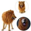 Lion Mane Wig with Ears for Large Dog Halloween Clothes Fancy Dress Up Pet Costume Supplies