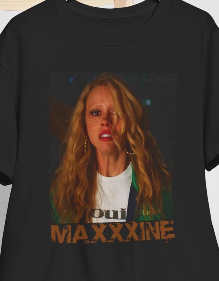 

Mia Goth Maxxxine Nymphomaniac, X, Pearl, Infinity Pool Actress Star Fans Shirt S
