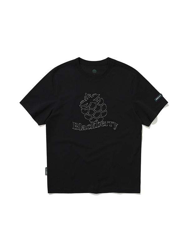 BBC EARTH Stitch Cutoff Short Sleeve T-Shirt_Black