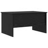 Coffee Table Black Oak Look 102 X 50.5 X 46.5 Cm