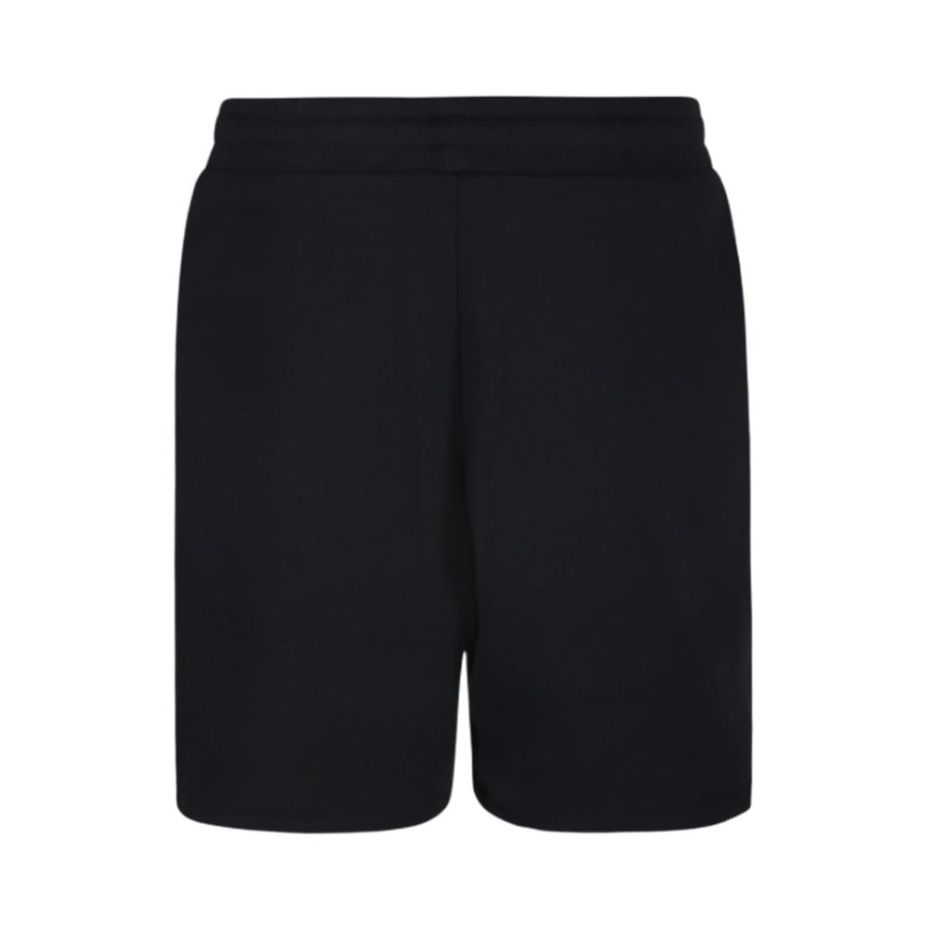Amiparis Solid Color High Waist Loose Casual Shorts Men shorts Black USO325749-001