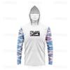 Mens Quick-Dry UV Protection Hooded Long Sleeve Fishing Shirt Outdoor Sports Cycling Apparel
