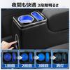 LIMSTYLE Center Console for Honda Custom Features Fast USB Smartphone Drink Large Capacity PU Interior Easy Installation Box/Armrest N-BOX