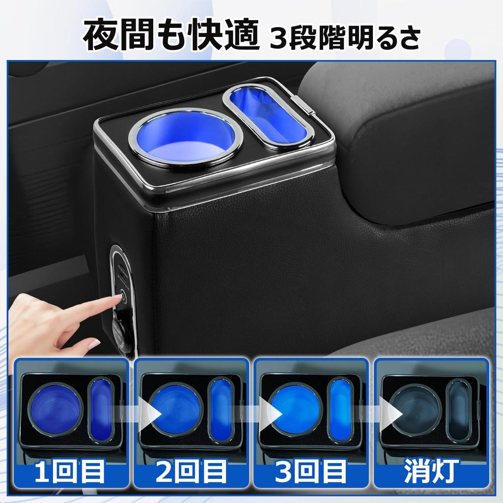 LIMSTYLE Center Console for Honda Custom Features Fast USB Smartphone Drink Large Capacity PU Interior Easy Installation Box/Armrest N-BOX