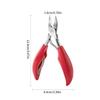 Stainless Steel Toenail Nipper With Ergonomic Grip & Sharpened Blade Suitable For Precise Nail Trimming Cuticle Removal