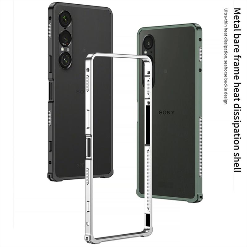 Kühlmedium Rahmen Hülle Für Sony Xperia 1 VII 1 VI 5G Aluminiumlegierung Metallrand Handyhülle