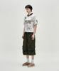NOT4NERD Knee Tuck Parachute Cargo Bermuda Shorts - Khaki