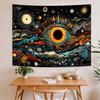 Cosmic Fantasy Colorfulness Digital Printing Polyester Wall Hanging Tapestry Decorative Living Bedrooms Office Background Gift