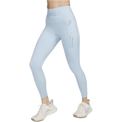 Trail Go Buchstaben-Print Schnelltrocknend Hochtailliert Taschendesign Sporthose Damen Unterteile Hell-Militärblau FN2665-440