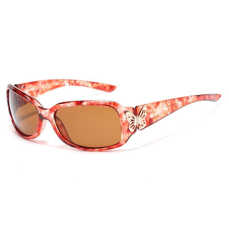Schmetterling Elegante Damen-Sonnenbrille mit Premium-Polarisationsgläsern Luxus UV400 Schutz Fahrbrille