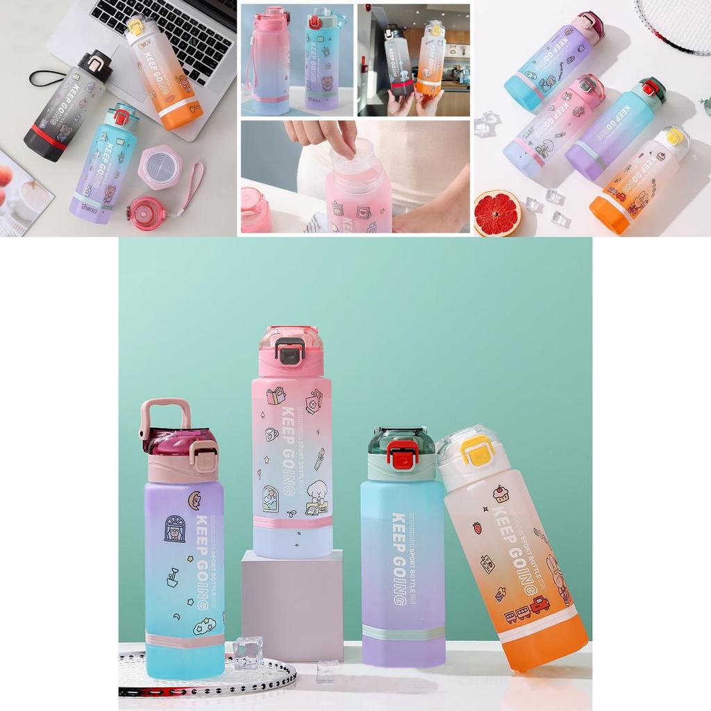 700ml Hexagonal Plastic Cup With Locking Mechanism And Convenient Carry Handle Gradient Colors Available