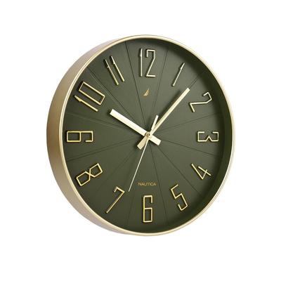 Moderne Wanduhr mit luxuriösem Finish und leisem, schleichendem Quarzwerk – 1 Stück|12 Zoll|Dekorative Uhr für Zuhause, Büro,