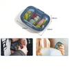 Portable Mini Pill Organizer 3-Compartment Travel Pill Case Compact Daily Medicine Storage Box Lightweight Pocket-Sized