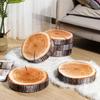 3D Decorative Round Pillows Cosy Wooden Log Style Ideal Round Cushion Ideal for Home Decor Add Fun Play To Sofa Sofa Bed