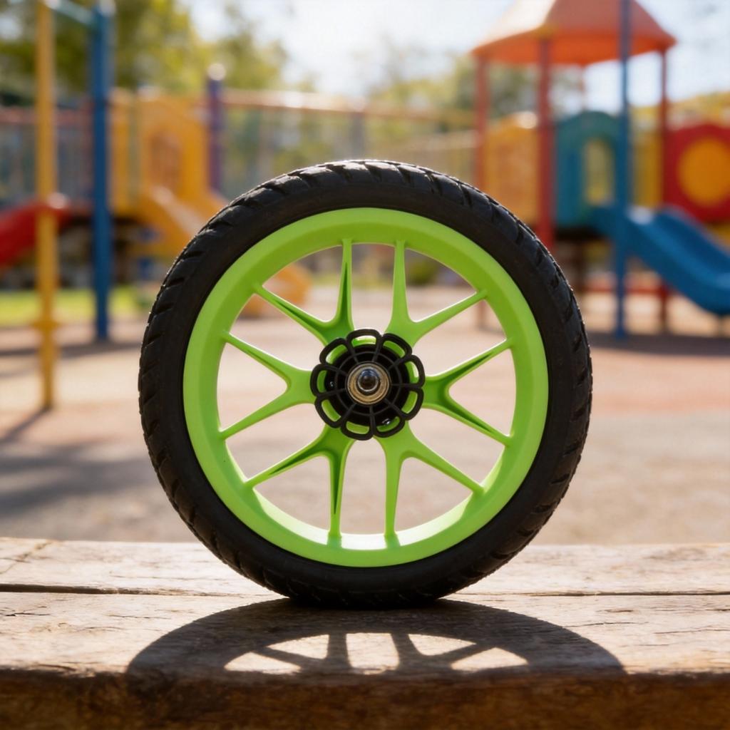 255mm Diameter Golf Cart Wheel Push-Pull Wheel 9mm Axle