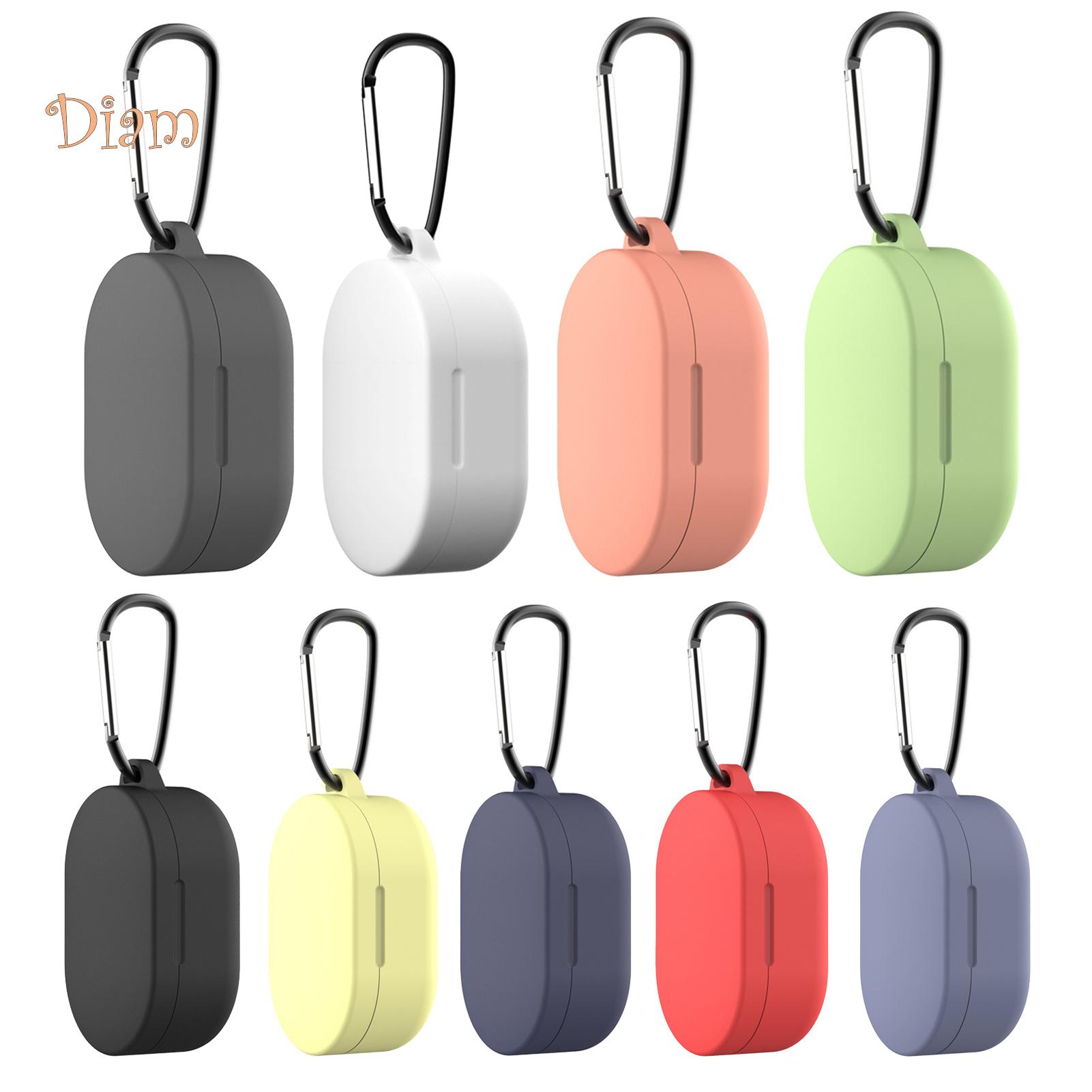 

Противоскользящий однотонный чехол для наушников NH с пряжкой для Redmi AirDots Youth