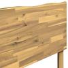Headboard with Live Edge ROSTOCK White 80 cm Solid Acacia Wood
