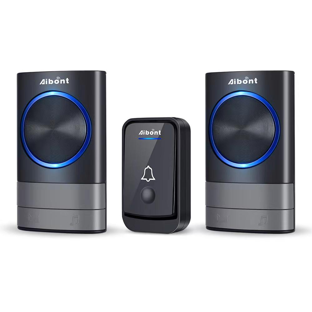 Wireless Doorbell with Music and Remote Voice Caller for Long-Distance, Suitable for Elderly Use