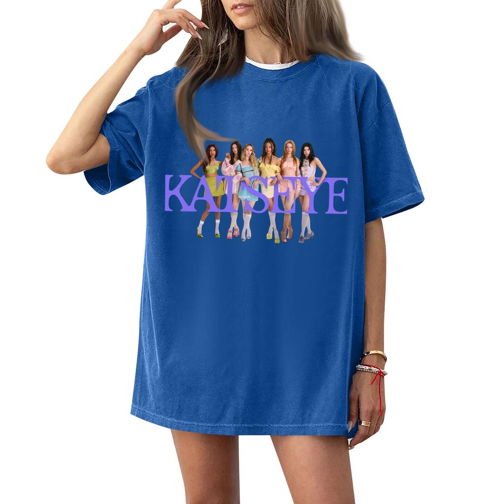 Women's Round Neck Printed Short-sleeved T-shirt Top