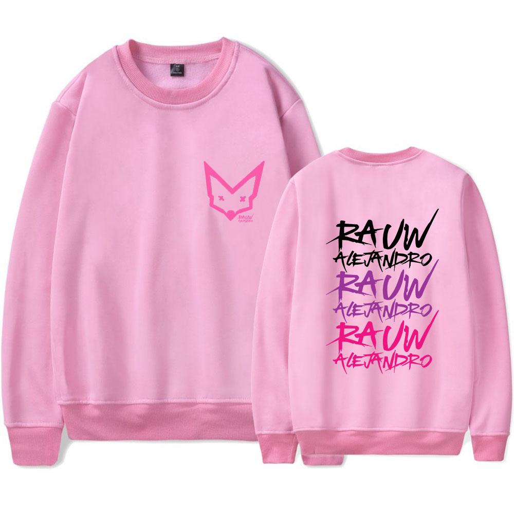 Rauw Alejandro Round Neck Sweater Men/Women Harajuku Hoodie Streetwear Sweatshirts Fashion Tops Casual Teenager Clothes