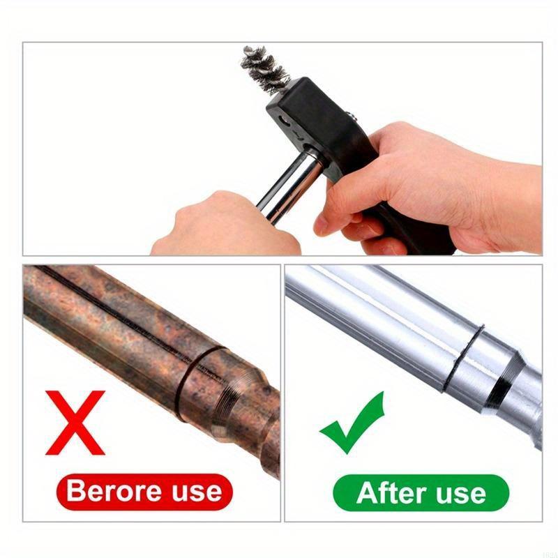1PC Auto Battery Post Terminal Brush Wash Cleaning Deoxidized Layer Tool Car Cleaner.