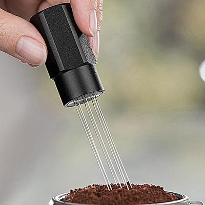 Espresso Nadelverteiler Espresso Kaffeeverteiler Werkzeug Präzisions-Espresso-Rührwerkzeug Mit Magneten Kaffeeverteilung