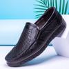 Fashion Genuine Leather Shoes Men Loafers Breathable Summer Mens Casual Shoes Soft Comfortable Leather Male Footwear