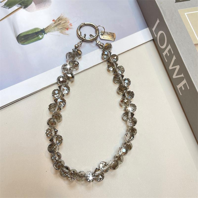 Water Crystal Phone Lanyard With Pvc Chain For Women And Men Personal Accessories