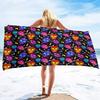 Snowman Microfiber Sand Free Beach Towel,Large Super Absorbent Lightweight Towel for Travel Pool Swimming Bath Christmas Xmas