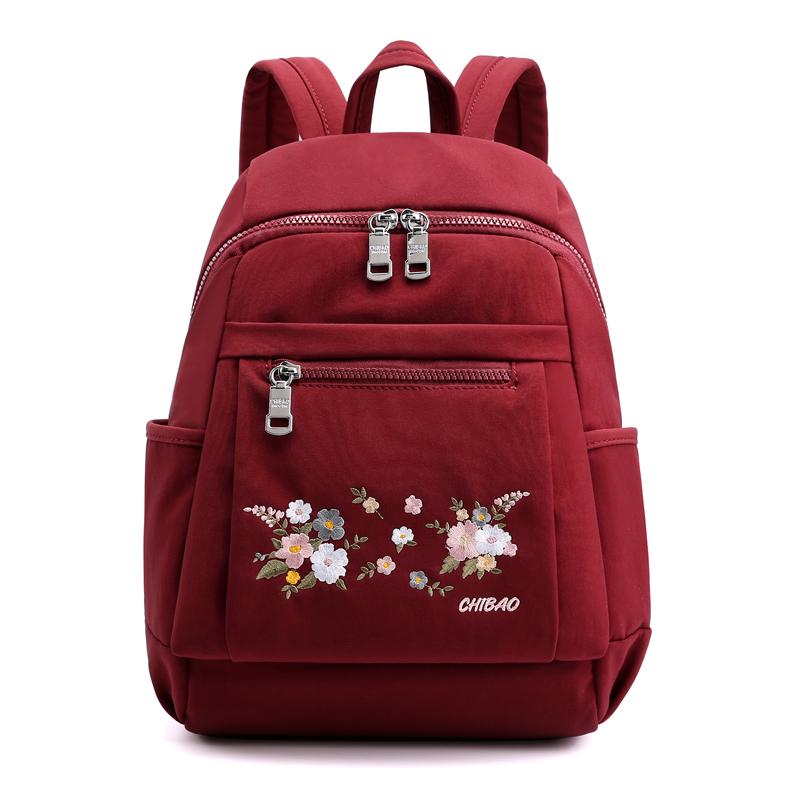 Women's Ethnic Embroidered Backpack - 2025 New Oxford Cloth, Casual Fashion School Bag