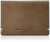 Katharine Hamnett London VEGA Business Card Made of Premium Japanese Cowhide Antique Organic Holder, Leather, Style, Cotton, 490-52101, Brown,