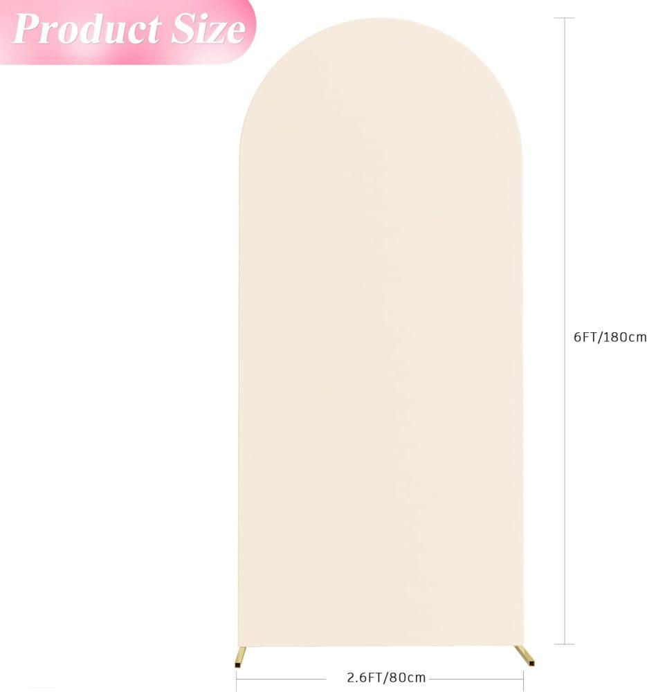 

6 футов/6,6 футов/7,2 фута свадебная арка чехол спандекс облегающий круглый верх Chiara фон стойка чехол для свадьбы день рождения украшение вечеринки