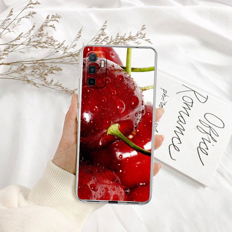Kirsch Sommerfrucht Transparente Handyhülle für Motorola Moto G7 G8 G9 G84 G85 G73 G24 G15 Z2 Play Power Plus