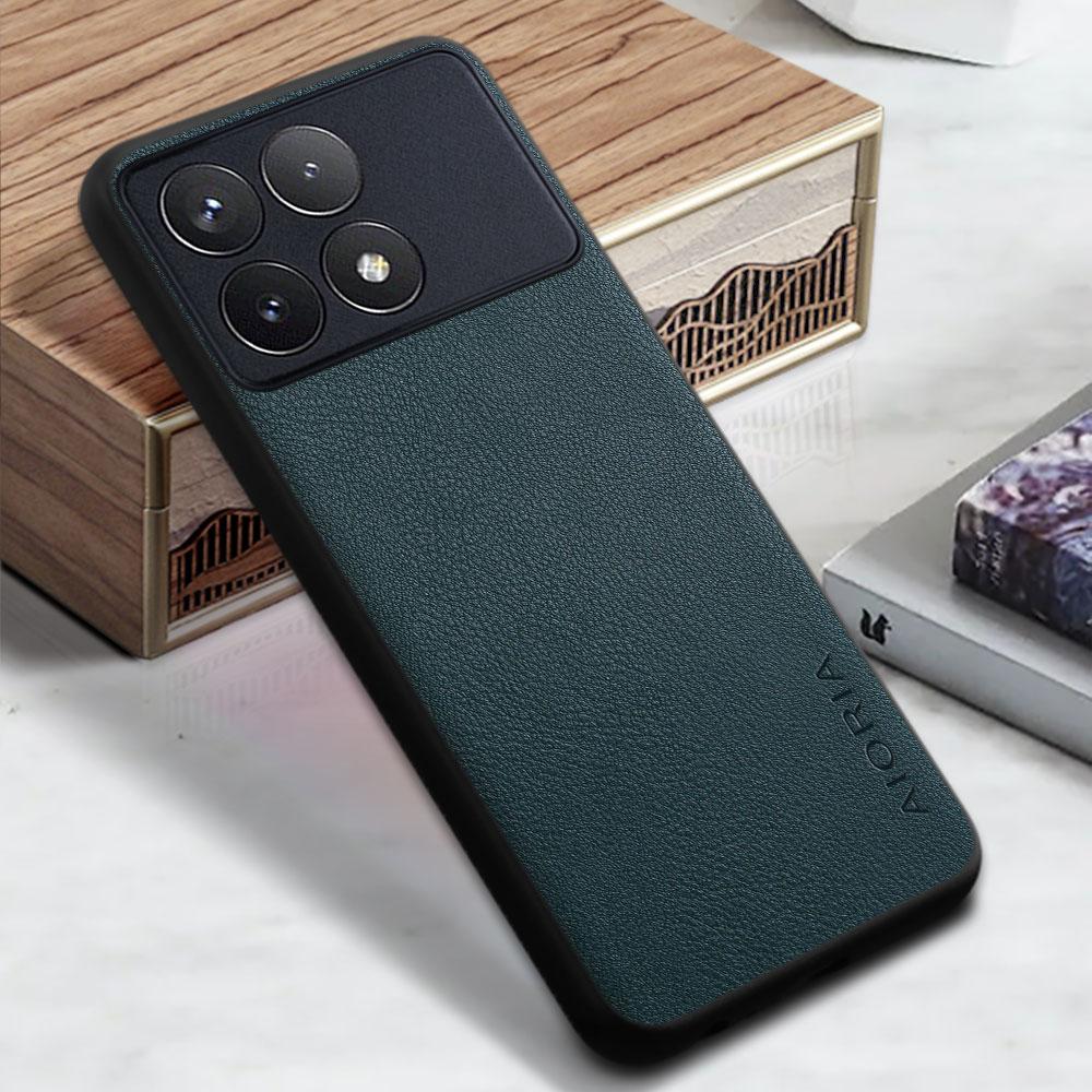Case for Xiaomi Poco F6 F5 F4 F3 F2 Pro GT Phone Cover Funda Solid Color Business Pu Leather Design Capa