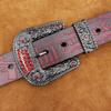 Belt Men'S Leather Embossed Retro Western Pure Cowhide Versatile Soft Belt Casual Jeans Belt