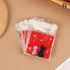 100 Stück Mini-Cartoon-Kekstüten zum Backen, Snacks, selbstklebende Tüten, Pärchen, Katzen, Kekse, Süßigkeiten, Schmuck, Geschenkverpackung, Plastiktüte