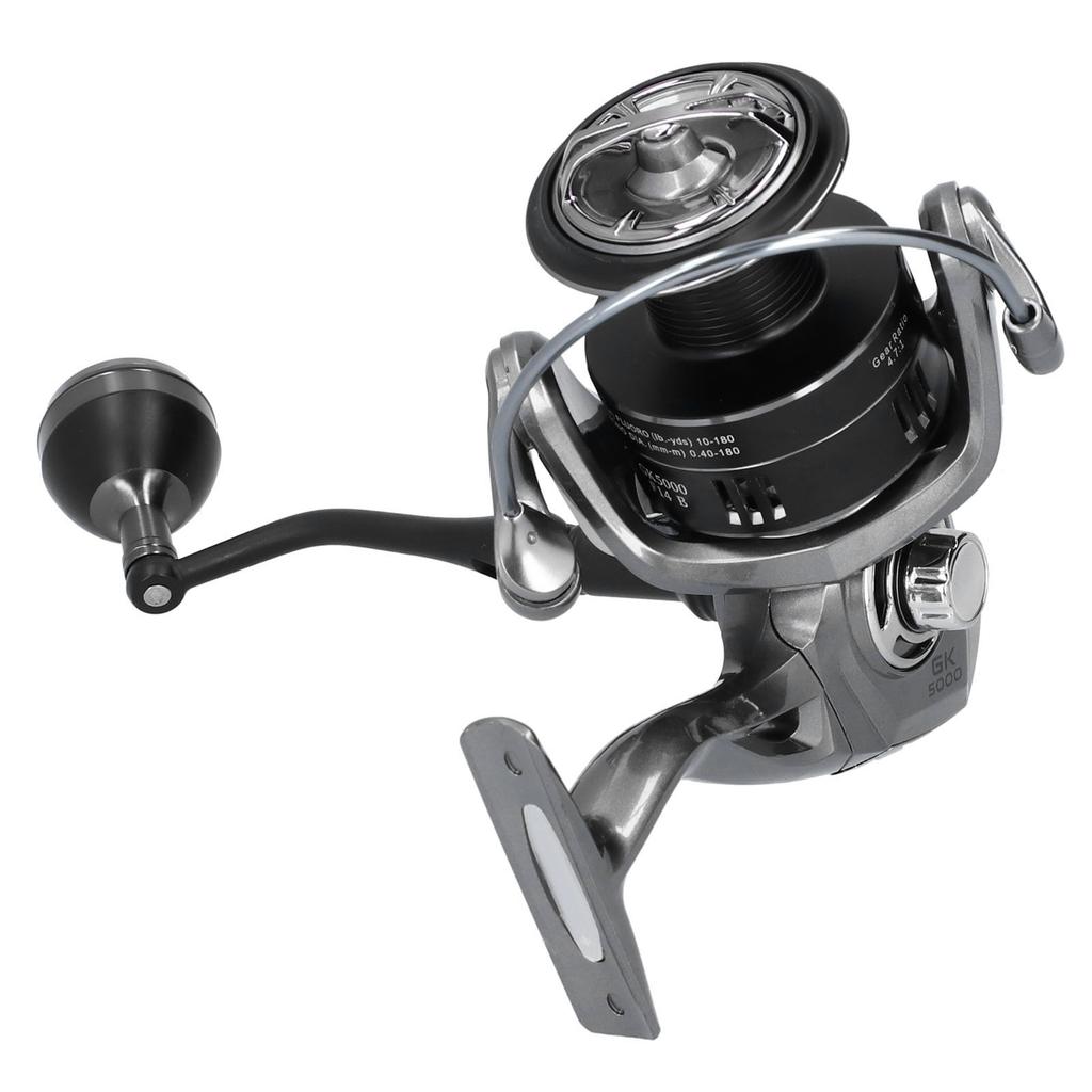 Fishing Reel 4.7:1 Spinning Wheel Metal Wire Cup Spool Spinning Reel Fishing PartsGK5000