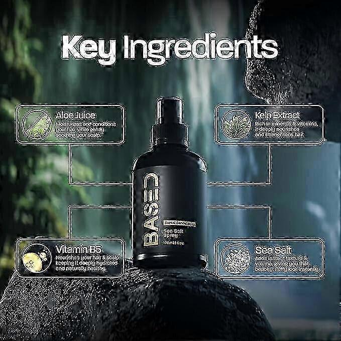 Vhodné pro 2025 Sea Salt Spray, Santal Sandalwood Sea Salt Spray, Sea Salt Spray Hold For Hair-jc