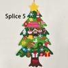DIY Felt Christmas Tree Christmas Decoration for Home Navidad 2025 New Year Christmas Ornaments Santa Claus Xmas Kids Gifts