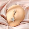 Zircon Cartilage Button Butterfly Body Jewelry Belly Button Ring Belly Piercing Jewelry Navel Ring