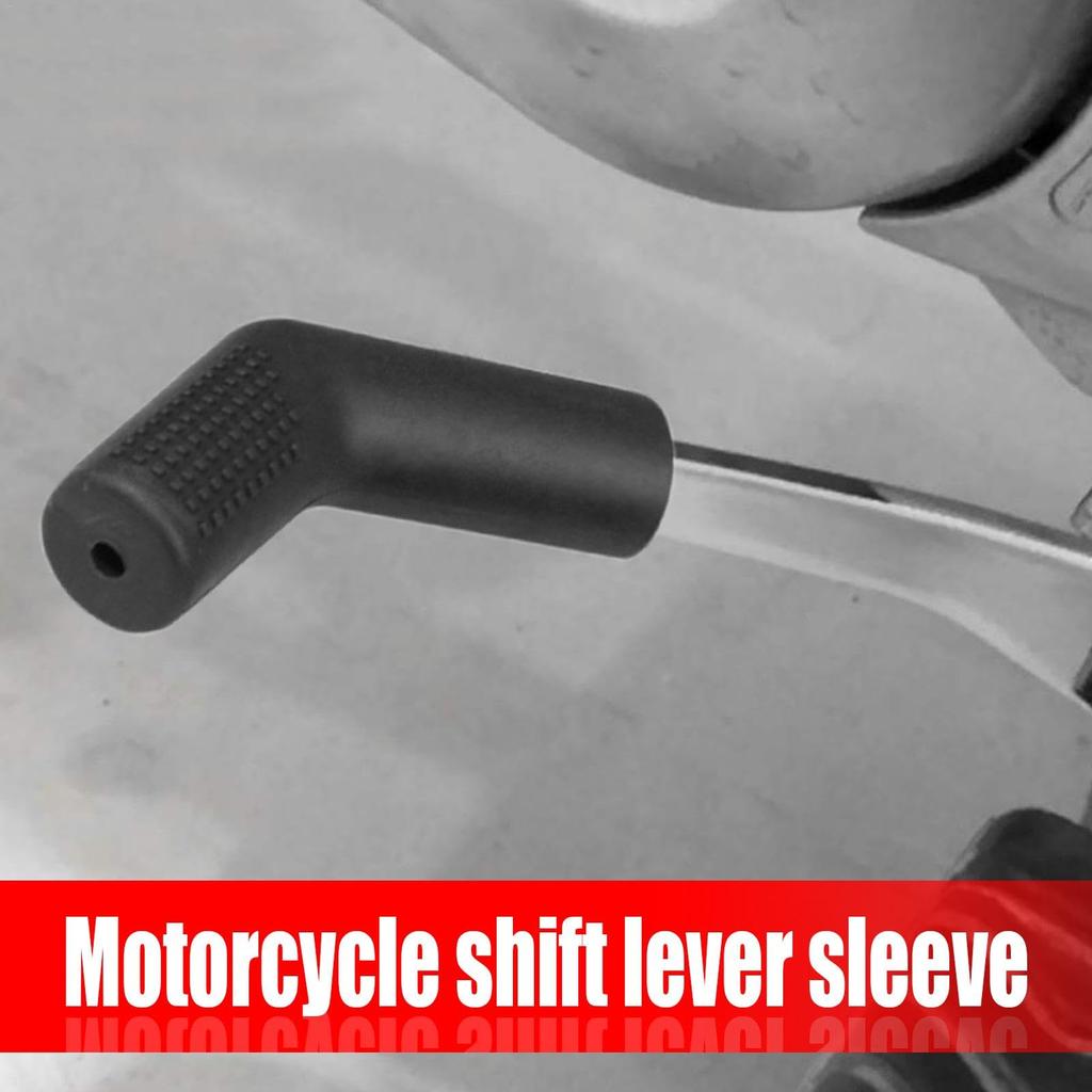 Motorcycle Rubber Shifter Cover, Motorcycle Shift Lever Sleeve - 5X Anti-Slip Soft Rubber Gear