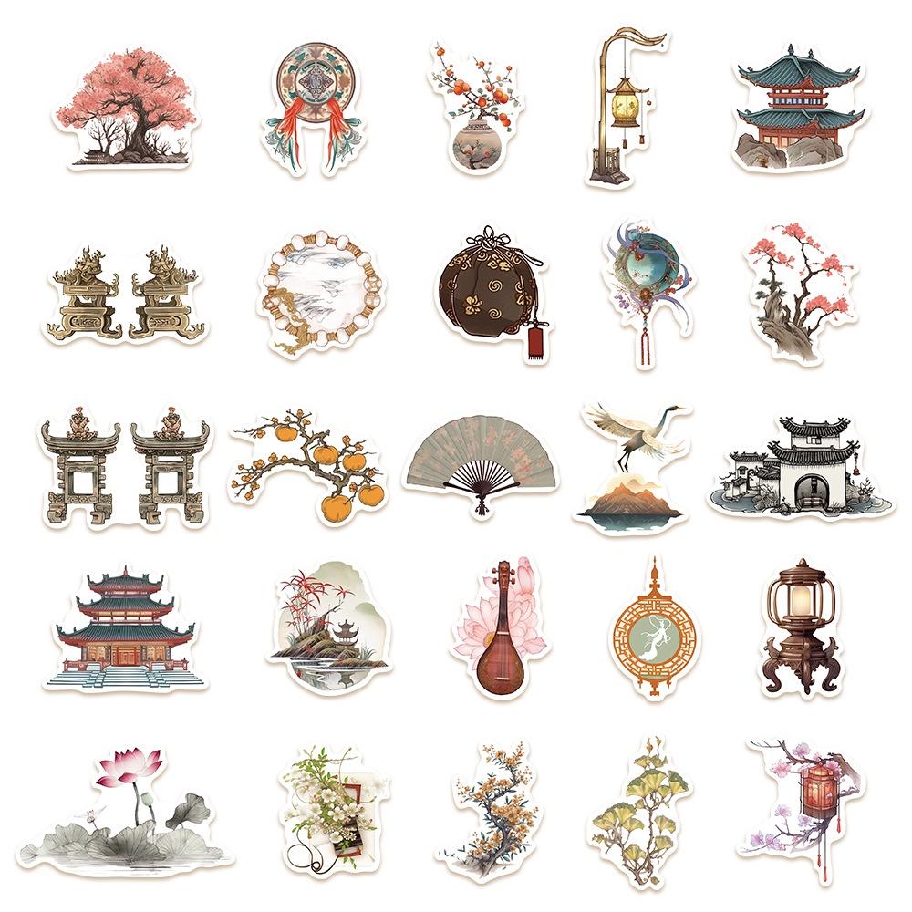 50diy Waterproof Stickers For Adding A Touch Of Vintage Charm To Your Gadgets