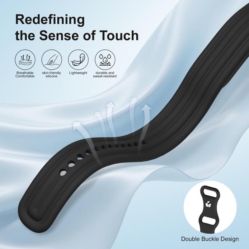 Cinturino traspirante sportivo per Google Fitbit Air Strap Braccialetto di ricambio in anello di silicone Correa fitbit air Accessori Smartwatch