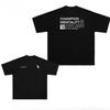 GYM Fitness Short Sleeve T Shirt Weight Iron Not Through The Big Size Summer Loose Cotton Tide Brand Fall Shoulder