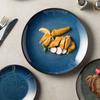 Ceramic Plate Personalized Japanese Tableware Western Dish Plate Creative Home Dish Plate Hotel Restaurant Steak Plate Plating
