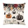 Halloween Printed Throw Pillow Cover Polyester Home Sofa Decorative Cushion Holiday Atmosphere Cushion