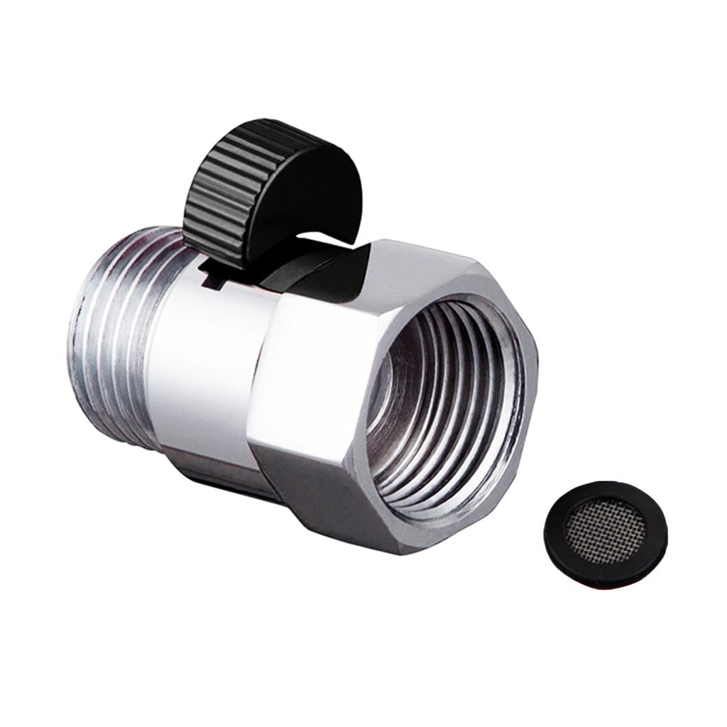 Shut-off Valves 1/2 Inch Thread Shower Head Shut-off Valves Angles Valves Durable for Shower Head Hand Shower Shower Arm