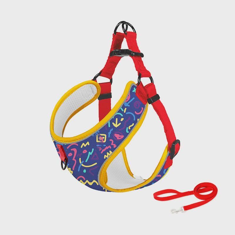 

Cross-Border Pet Hand Holding Rope Vest Dog Hand Holding Rope Reflective Explosion-Proof Dog Leash Pet Strap Pet Supplies S Plaid Blue Suit