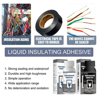 Insulation Electrical Sealant Liquid Tape Paste 30/50ml Waterproof Anti UV Fast Dry Lamp Board Electronic Sealant No Corrosion